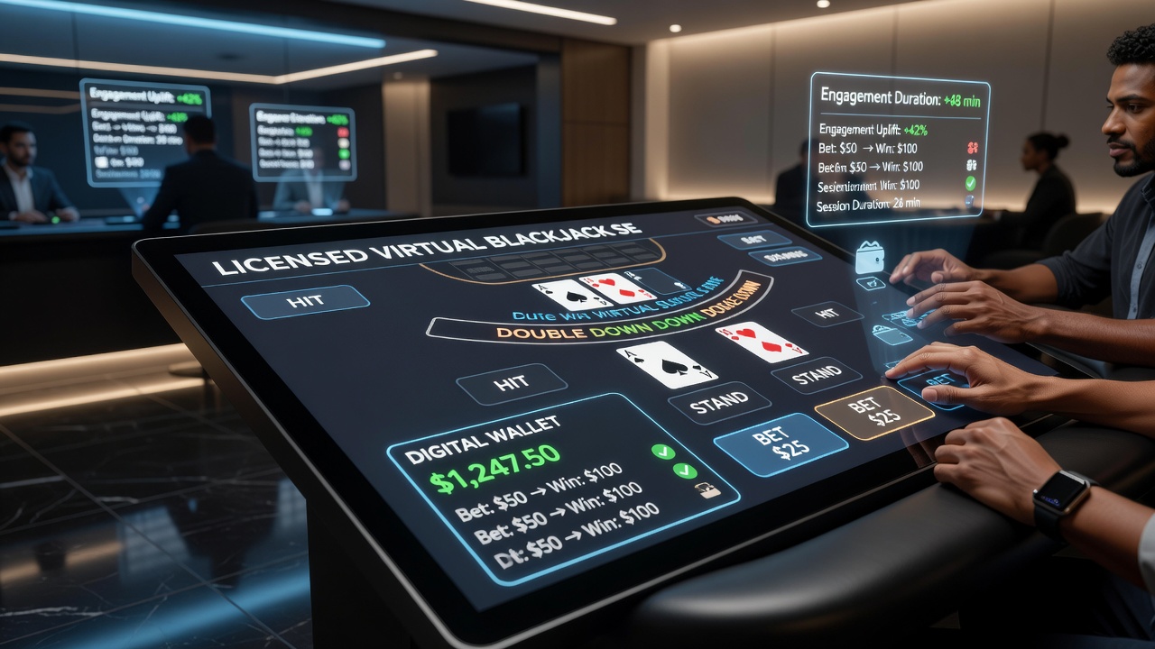 Analyse van spelersgedrag met digitale portemonnees op mobiel en desktop blackjack